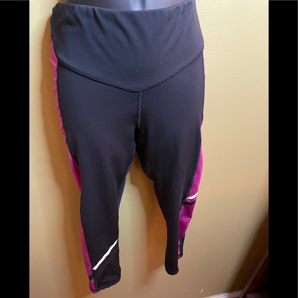 Champion Pants - Champion Black & Pink Exercise Pants - Size S